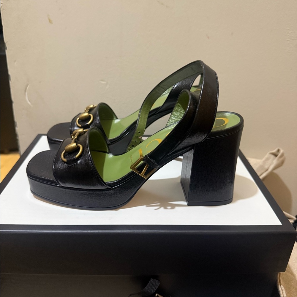 Authentic Gucci Granada Block Heels